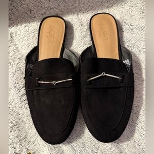 LOFT Elegant Black Women’s Slip-On Loafers